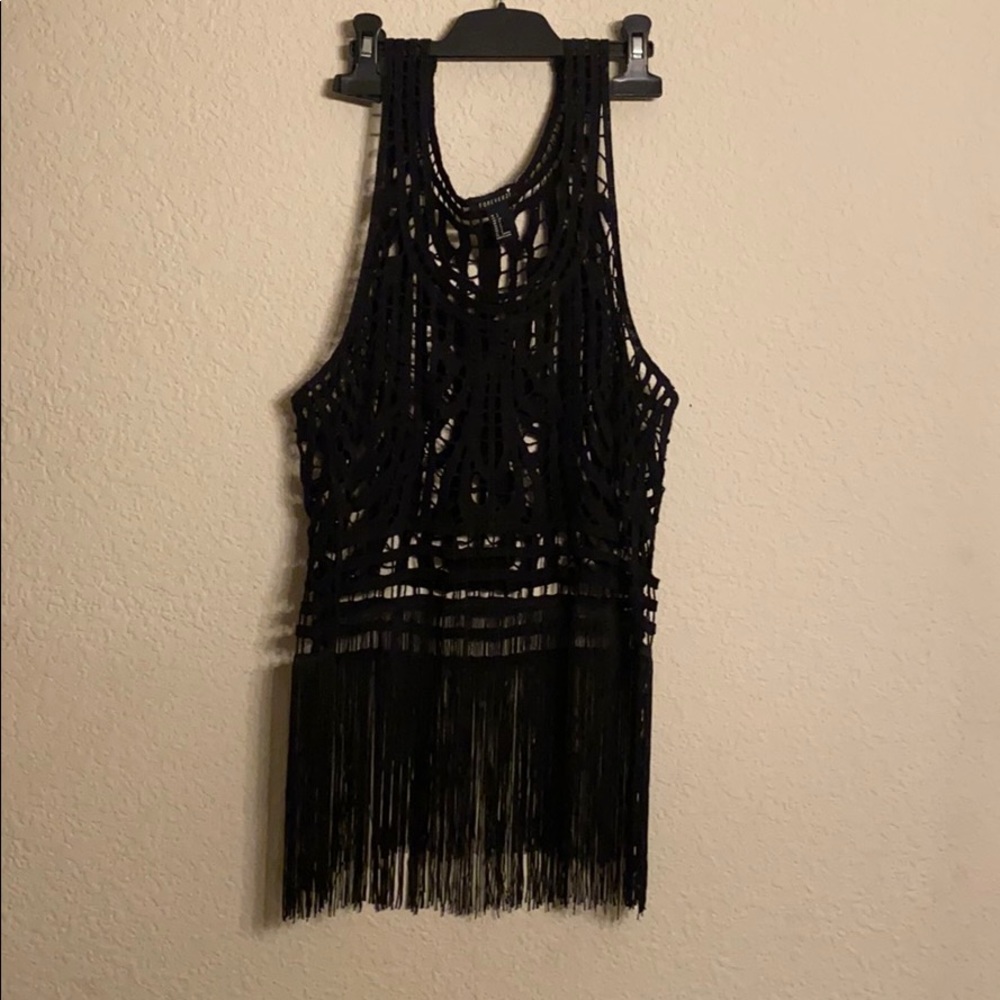 Forever 21 crotchet top.